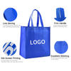 Promotional custom non-woven printed tote eco grocery bag wholesale printable reusable non woven shopping bags with logo