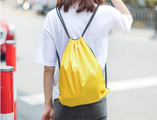 7-2 nylon drawstring backpack
