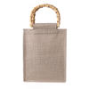 Custom logo printed eco friendly jute burlap tote bag bulk wholesale