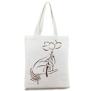 Custom Logo Cloth Shopper Standard Size 100% Cotton Bag