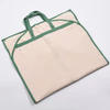 Zip-lock Long Wholesale Nature Cotton Eco Friendly Suit Cover Garment Bag Cotton Canvas Coat Bag