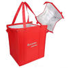 Custom logo promotional 6/12/24 cans pack delivery thermal wine ice shoulder insulation cooler bag