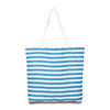 Customized Cotton handbag Striped Cotton stora Bag Custom Logo Cotton carrying bag