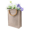  Custom logo printed eco friendly jute burlap tote bag bulk wholesale